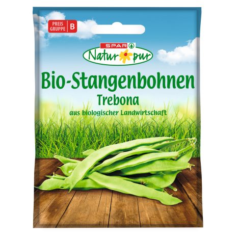 SPAR Natur*pur Saatgut Bio-Stangenbohnen - Trebona