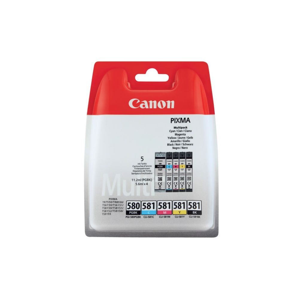 Canon Ink 580PGBK+581CMYBMulti  GVE 1