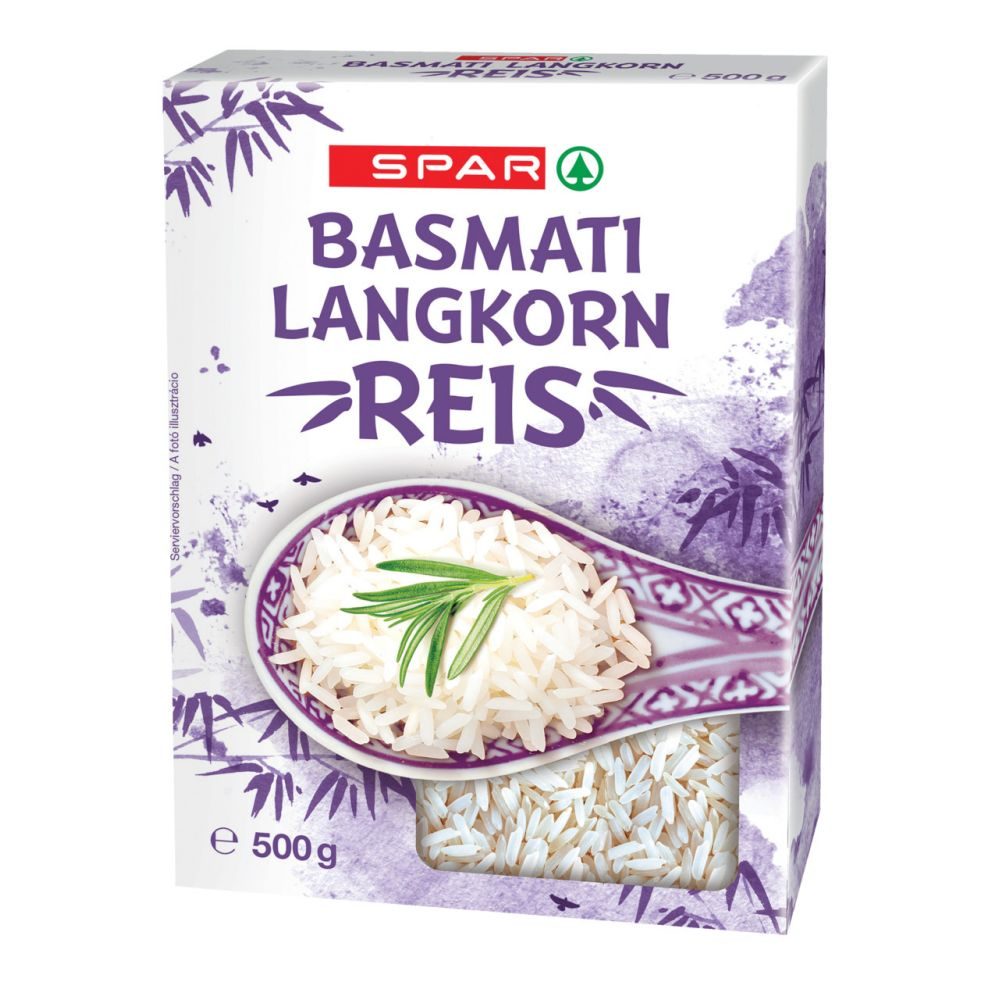 SPAR BasmatiReis Langkorn 500 G online kaufen INTERSPAR