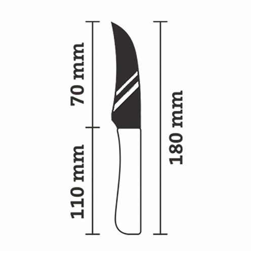 Produktbild von SIMPEX PROFESSIONAL, Schälmesser 7 cm