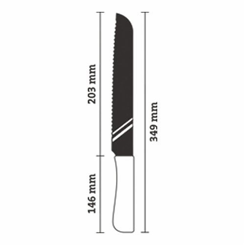 Produktbild von SIMPEX PROFESSIONAL, Brotmesser 20 cm