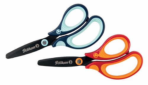Produktbild von Pelikan, Schere Griffix, blau Rechtshänder