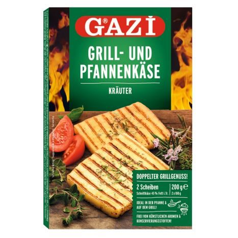 GAZi Grill- und Pfannenkäse mit mediterranen Kräuter