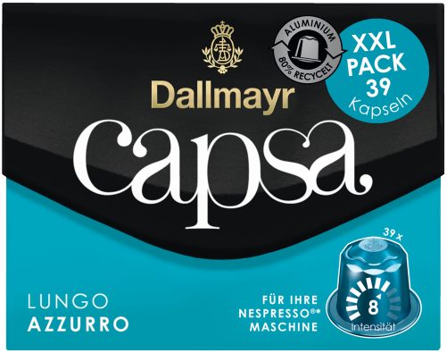 Produktbild von Dallmayr Capsa, Lungo Azzurro 39 Kapseln