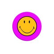 Speiseteller Smiley lila