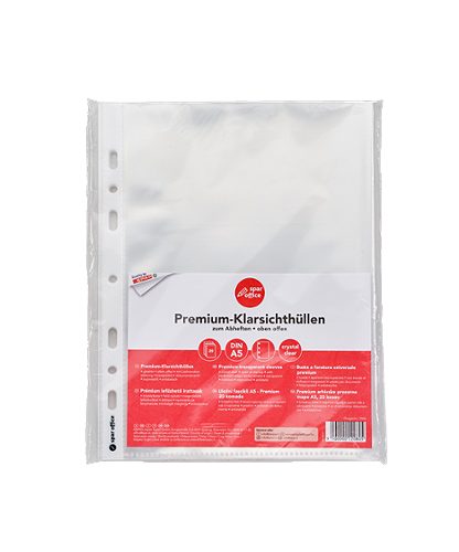 Produktbild von SPAR office, Klarsichthüllen A5 20 Stück