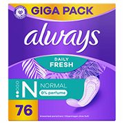 Always dailies Slipeinlagen Fresh & Protect Normal 76 Stück