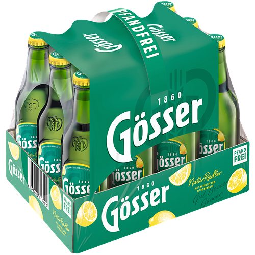 Produktbild von Gösser, Naturradler Zitrone