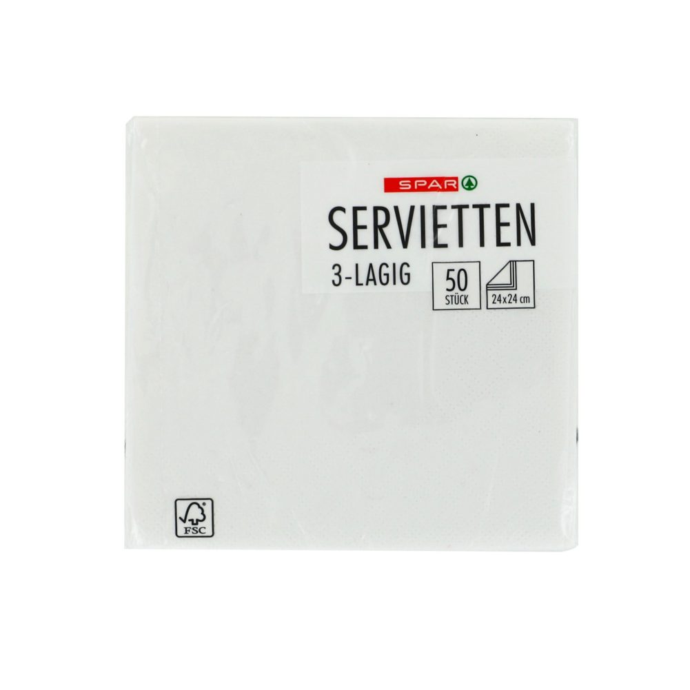 SPAR Serv.24x24cm weiss         GVE 8