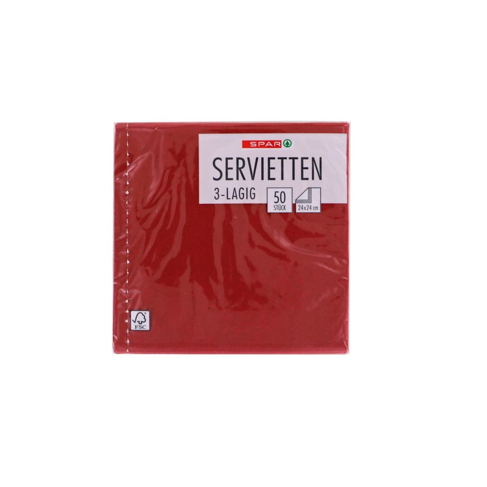 SPAR Serv.24x24cm bordeaux      GVE 8