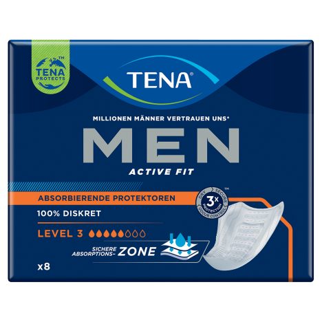 TENA Men Active Fit Absorbierende Protektoren Level 3