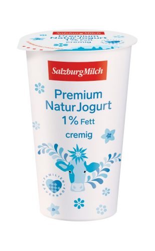 Produktbild von SalzburgMilch Premium, Natur Jogurt 1% Fett, cremig