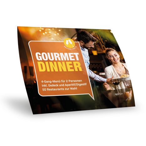 Restaurantgutschein Gourmet Dinner für 2