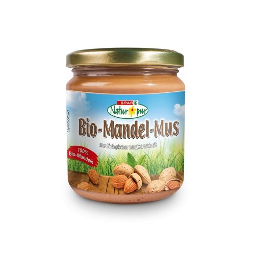 Produktbild von SPAR Natur*pur, Bio-Mandel-Mus braun