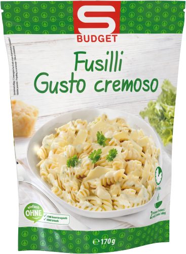 Produktbild von S-BUDGET, Fusilli mit Käsesauce