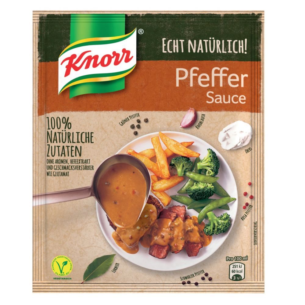 Knorr Grüne Pfeffer Sauce Online Bestellen Knorr Echt Natürlich Pfeffer Sauce 34G online kaufen | INTERSPAR