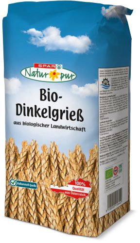 Produktbild von SPAR Natur*pur, Bio-Dinkelgrieß