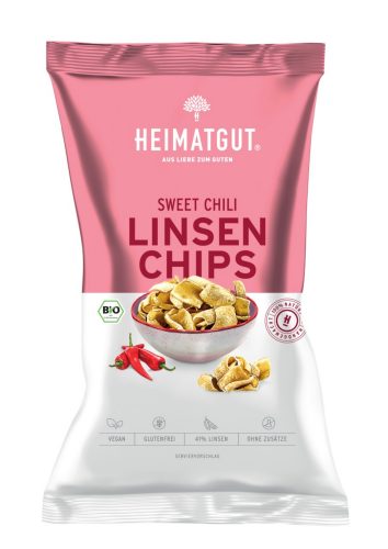 Produktbild von Heimatgut, Linsenchips Sweet Chili