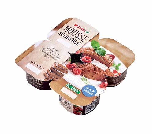 Produktbild von SPAR, Mousse au chocolat 4 x 60g