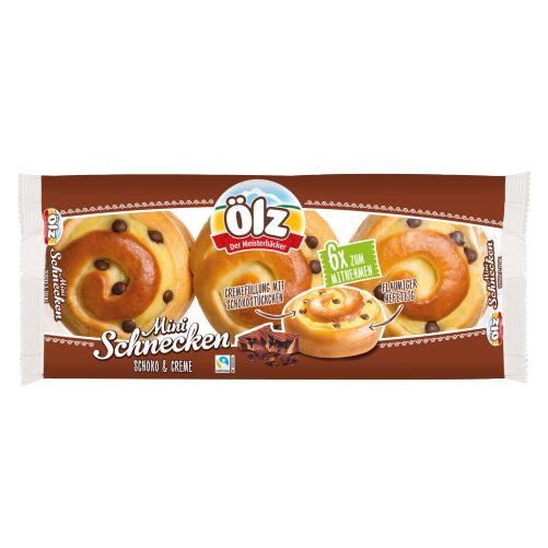 Produktbild von Ölz, Mini-Schnecken Schoko & Creme 6 Stück