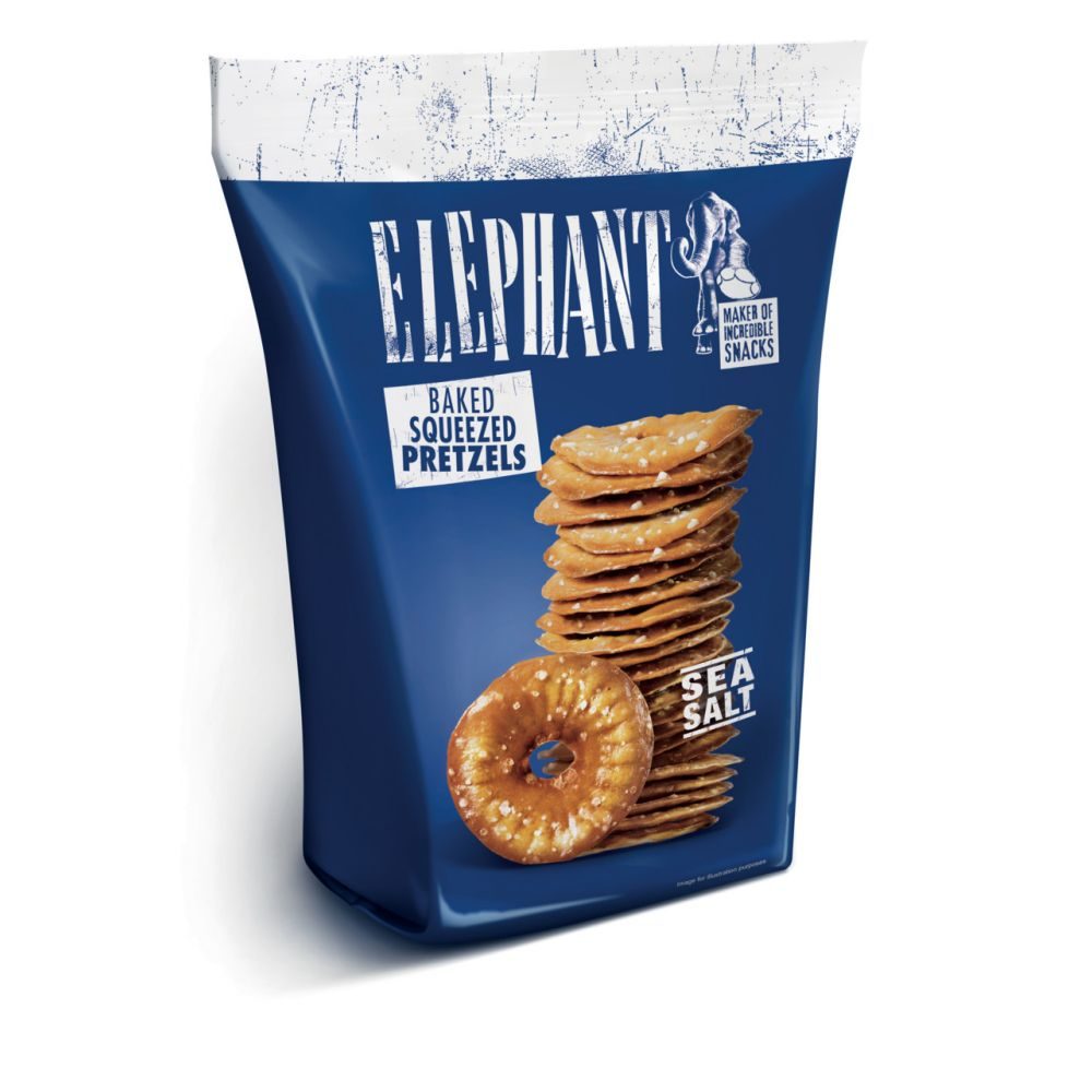 alka Elephant Squeezed Pretzels Meersalz 180 G online kaufen INTERSPAR