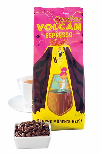 Produktbild von Grandoro, Café Volcán Espresso ganze Bohne