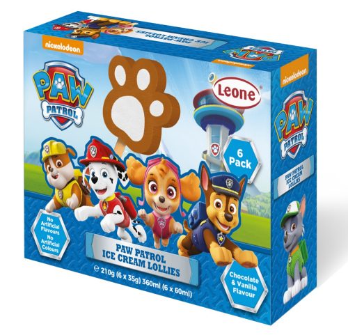 Produktbild von Leone, Paw Patrol Ice Cream Lollies 6 Stück