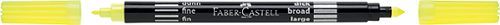 Produktbild von Faber Castell, Fasermaler doppelt 8 Neonfarben, 2 Konturenstifte