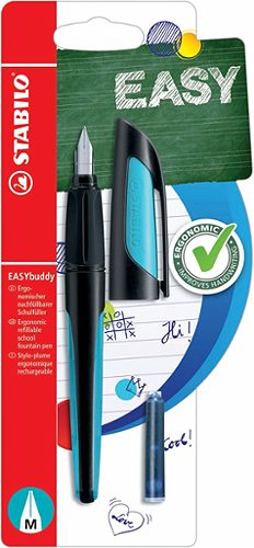 Produktbild von STABILO, Füllfeder Easy Buddy M, schwarz/blau