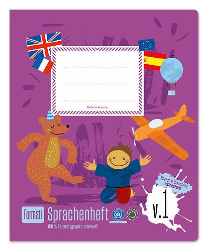 Produktbild von Formati, V1 Vokabelheft Quart 20 Blatt