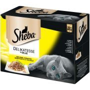 Sheba Delikatesse in Gelee Katzenfutter Geflügel Variation 12x85g