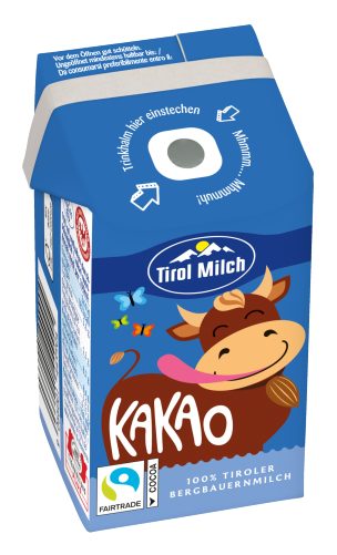 Produktbild von Tirol Milch, Kakao 3,6% Fett