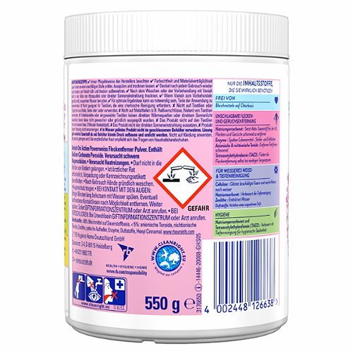 Produktbild von Vanish Oxi Action, Fleckentferner Pulver Powerweiss 550g