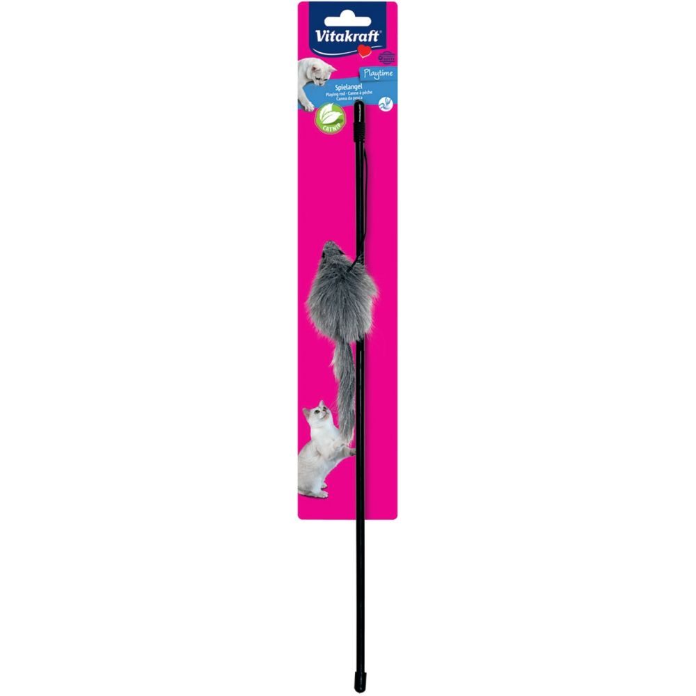 Vitakraft Spielangel mit Maus   GVE 8