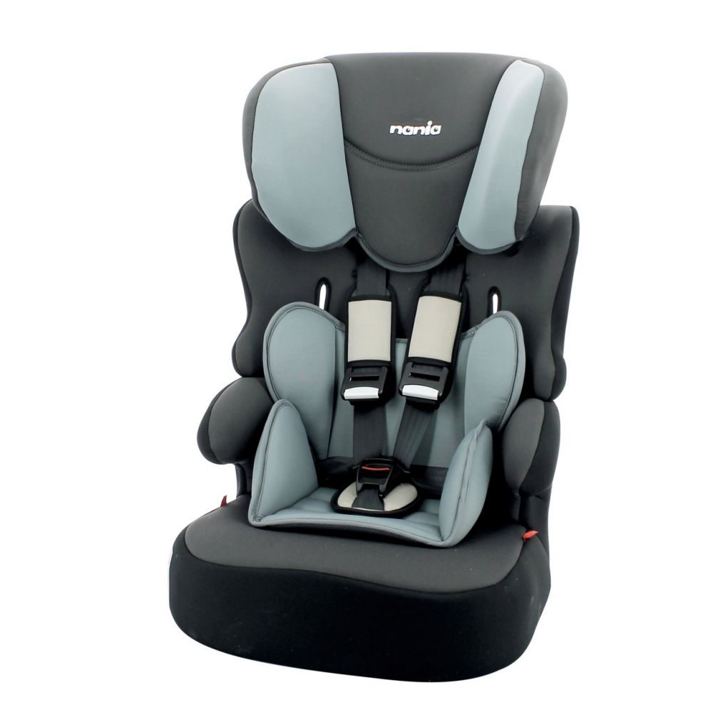 Nania Kindersitz BeLine SP LX mitwachsender Autositz Grey schwarz/grau