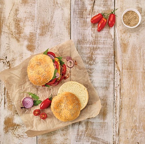 Produktbild von Birkmann, Burgerbrötchen Backform 4-fach