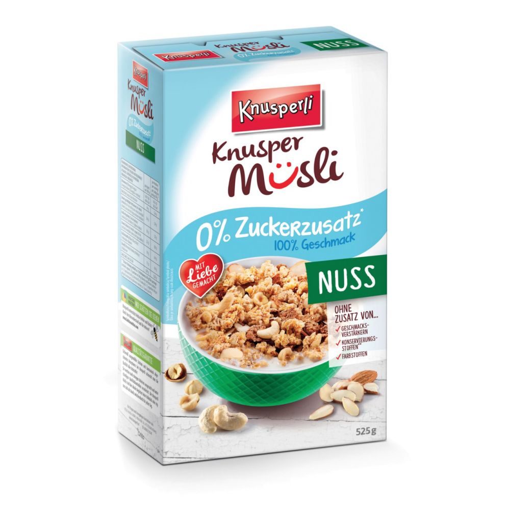 Knusperli Müsli Nuss 525G 525 G online kaufen | INTERSPAR