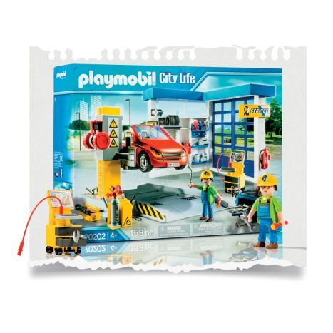 Playmobil City Life Garage Automobile Set Complet (70202 )