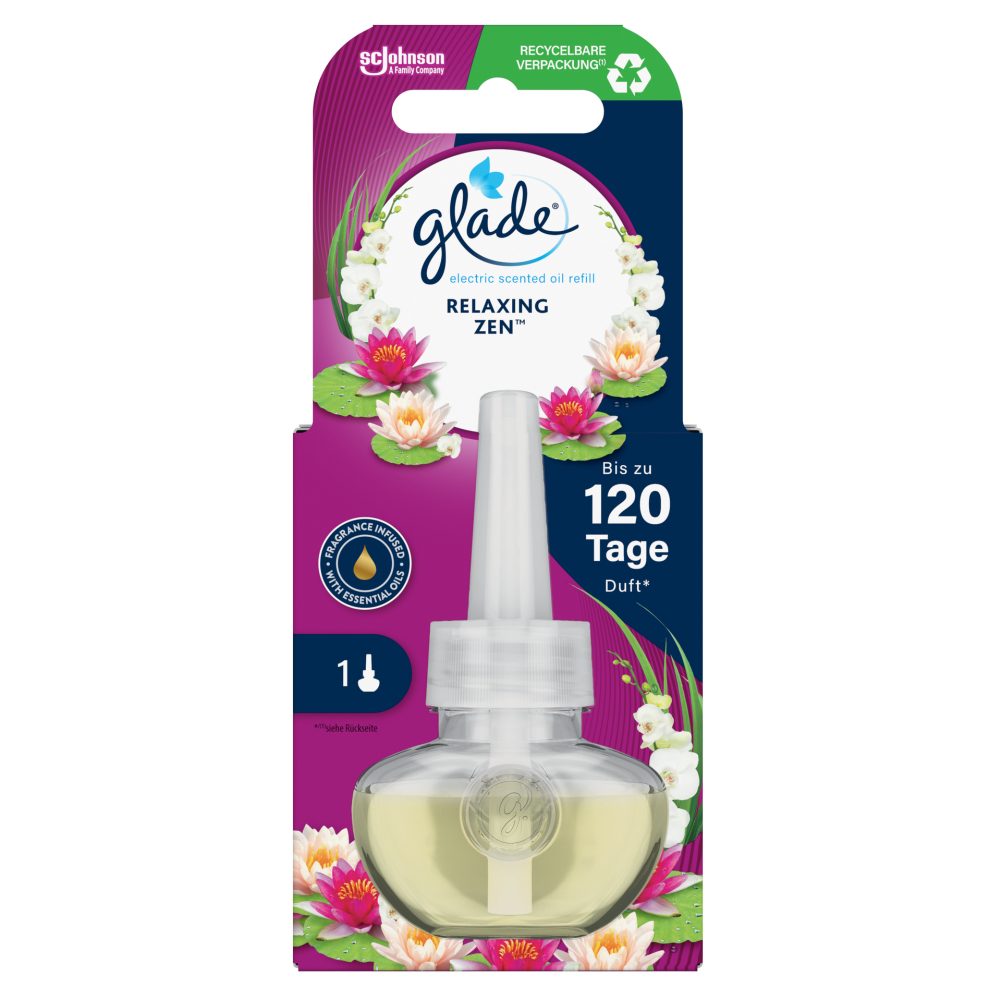 Glade electric scented oil Lufterfrischer Nachfüller Relaxing Zen 20ml