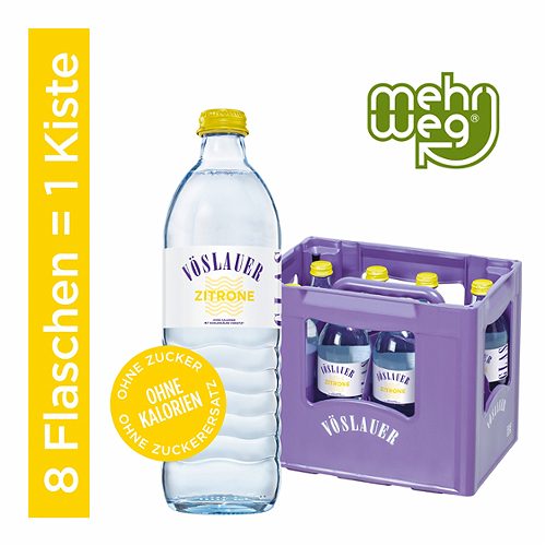 Produktbild von Vöslauer, Zitrone Glasflasche