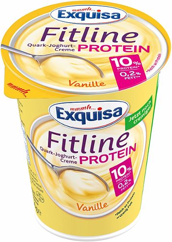 Produktbild von Exquisa Fitline, Quark-Joghurt-Creme Protein Vanille