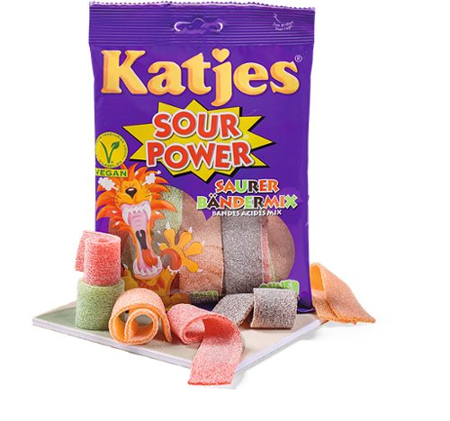 Produktbild von Katjes, Saurer Bändermix