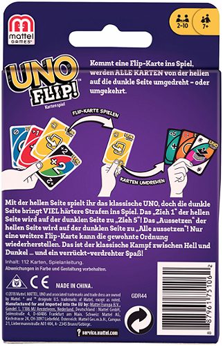 Produktbild von Mattel Games, UNO Flip!