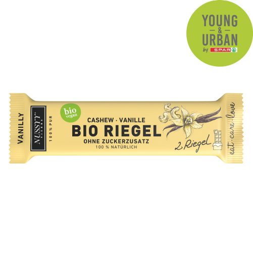 Produktbild von Nussyy, Bio Riegel Cashew-Vanille 2 x 25g