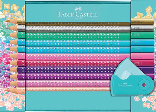 Produktbild von Faber Castell, Buntstifte Sparkle, mit Spitzer 20 Farben