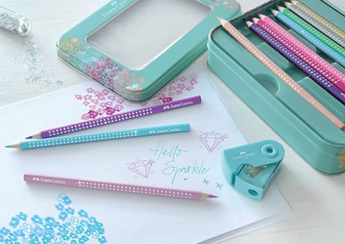 Produktbild von Faber Castell, Buntstifte Sparkle, mit Spitzer 20 Farben
