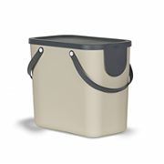 Rotho Recycling Müllsystem 25 Liter Albula Cappuccino