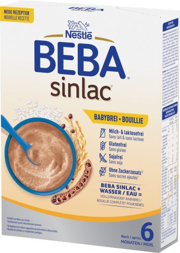 Produktbild von Nestlé Beba, SinLac Spezialbrei glutenfreier Reisbrei