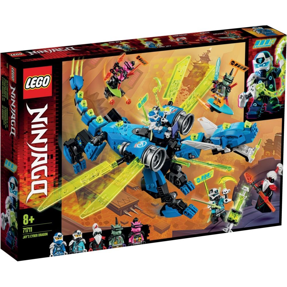 LEGO Ninjago Jays Cyber Drache 71711 | Spielwaren KW 44 Jays Cyber Drache 71711 | NINJAGO® | Offiziellen LEGO® Shop AT