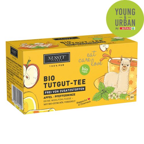 Produktbild von Nussyy, Bio Tutgut-Tee Apfel-Pfefferminze 20 Teebeutel